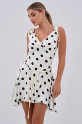 SWEET TALK POLKA DOT MINI DRESS