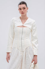 DAISY DOVE JACQUARD CORSET