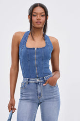 CALM AND COLLECTED CORSET TOP