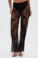 DRESSED TO IMPRESS LACE FLARE LEGGING