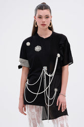 PEARL QUEEN OVERSIZED TEE