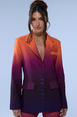 RISE AND SHINE OMBRE BLAZER