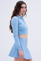 ICY BLUE SPARKLE CARDIGAN