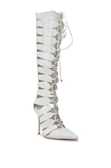AZALEA WANG BASTIAN WHITE BOOT