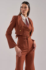 BUSINESS FIRST STRIPE BLAZER