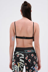 RISKY MOVES CUTOUT SLEEVELESS BODYSUIT