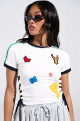 PATCH FOR DAYS BABY TEE