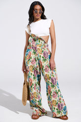 IT'S GIVING VINTAGE TAPESTRY OVERALLS