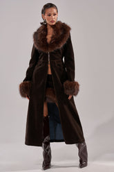 WILD SIDE VELVET DENIM TRENCH