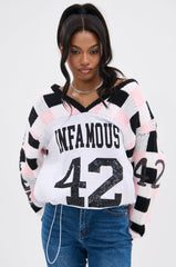 42 SEQUIN PATCHWORK SWEATER