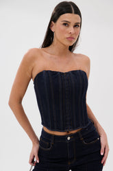 GIVE IT TO ME BABY DENIM CORSET