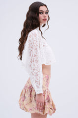 THE PERFECT LONG SLEEVE LACE BLOUSE