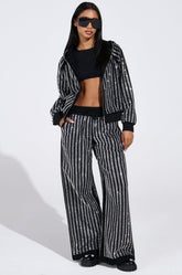 SPARKLE QUEEN WIDE LEG JOGGER