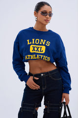 CHICAGO ATHLETIC CROP SWEATSHIRT