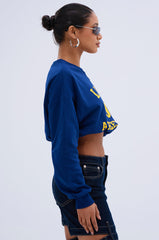 CHICAGO ATHLETIC CROP SWEATSHIRT