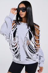 CUT HIM OFF FRENCH TERRY SWEATSHIRT