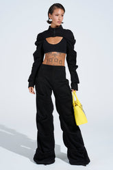 DONT MESS WITH ME STACKED JOGGER