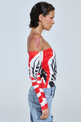 FOX RACING OFF THE SHOULDER LIGHT WEIGHT TEE