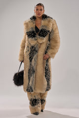 TELLURIDE FAUX FUR IN TAN