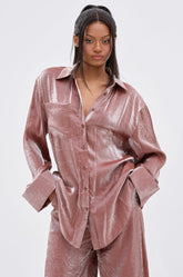 LOOK AT ME BUTTON DOWN TOP