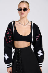 TEAM PLAYER DENIM SHRUG