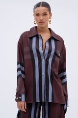 LUXURY LIFE PLAID BUTTON DOWN