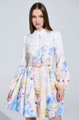 EXPENSIVE TASTE FLORAL MINI DRESS