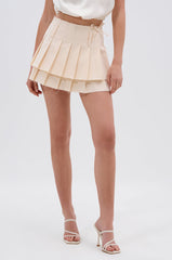 TRISHA PLEATED MINI SKIRT