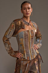 IN THE FUTURE RHINESTONE BOLERO