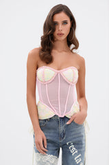 GOING PLACES CORSET WITH TWEED