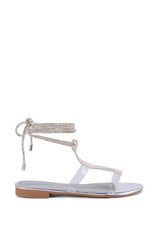 AZALEA WANG ESKEL SILVER SANDAL