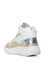 AZALEA WANG FANTASTIQUE WHITE SNEAKER