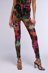 CALIFORNIA LOVE MESH HIGH WAIST LEGGING