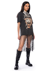 DEF LEPPARD FRINGE DRESS