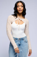 EAST HAMPTON KNIT SPRING BOLERO