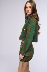 NIGHT GAZING COLORFUL DENIM JACKET