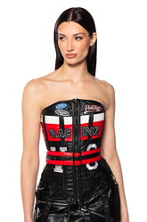RACING PU CORSET