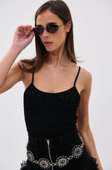 SEE THROUGH THE LINE CROCHET BODYSUIT