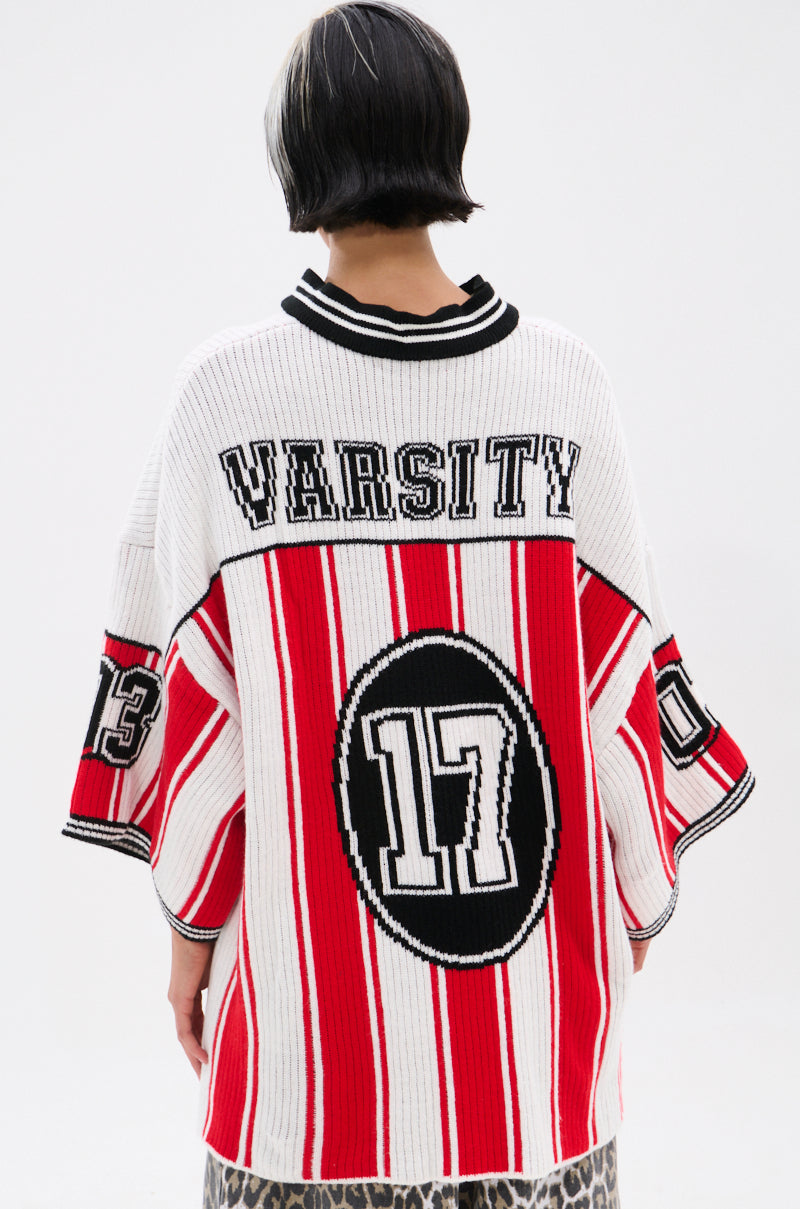 THROW SUM MO KNIT JERSEY TOP