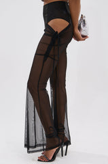 DERRIA MESH FLARE LEGGING