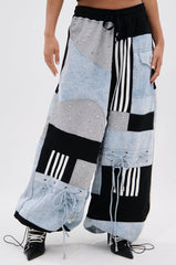 DECONSTRUCTED MASTERPIECE WIDE LEG PANT