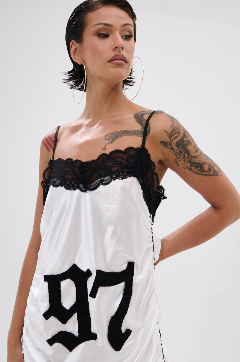 GO SPORTS RUCHED MIDI DRESS