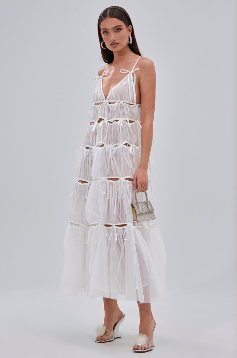 COULDN'T BE ME IF YOU TRIED TIE MAXI DRESS