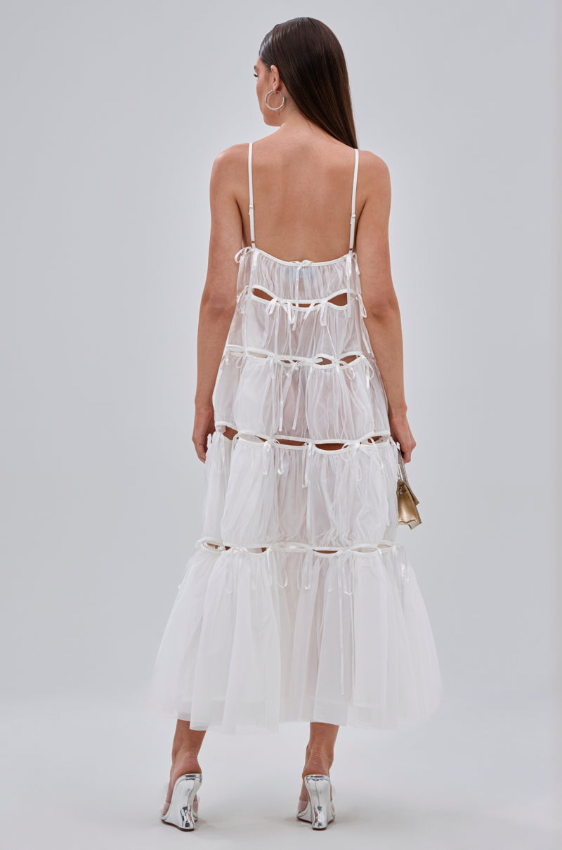 COULDN'T BE ME IF YOU TRIED TIE MAXI DRESS