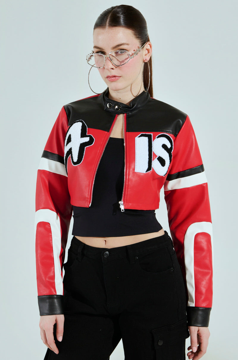 ACE CROPPED GRAPHIC MOTO