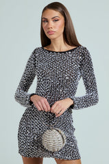 A HAMPTONS HOLIDAY PEARL MINI DRESS