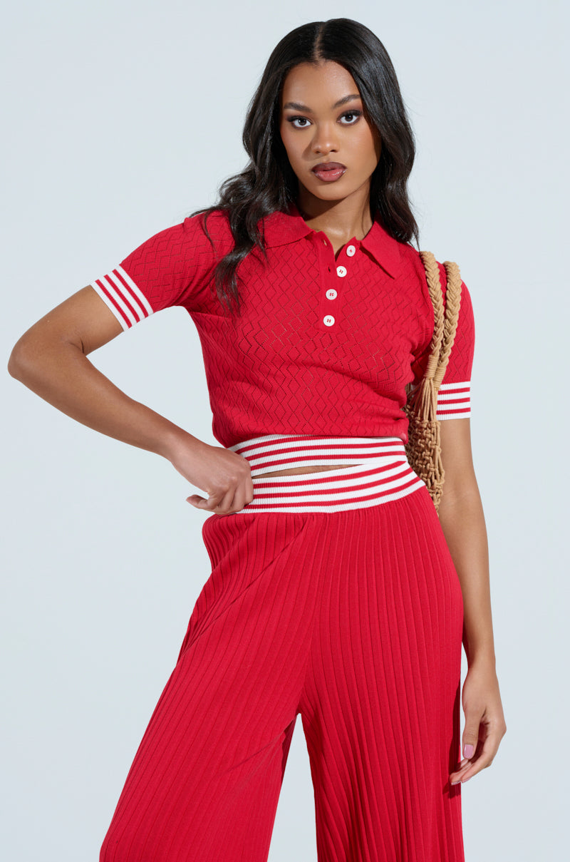 GET WITH IT CROP SWEATER