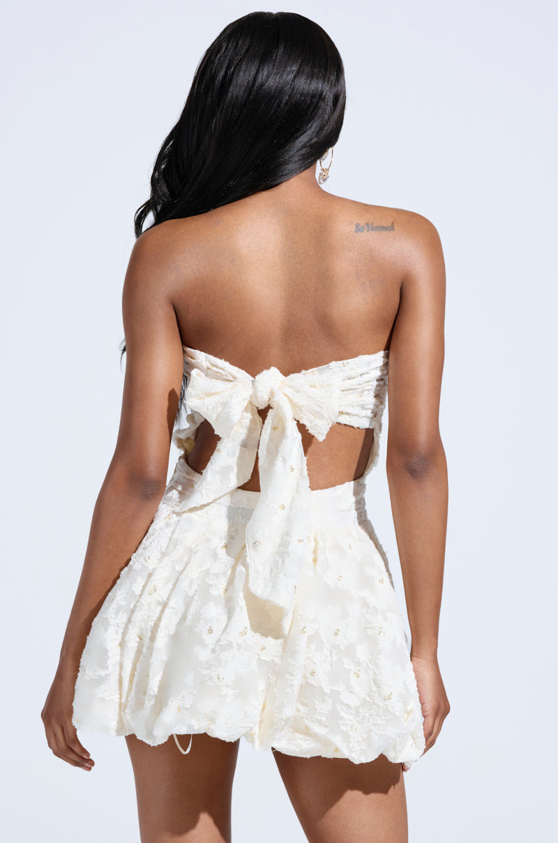 USED TO LOVE YOU FLORAL PRINT MINI DRESS