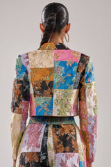 LOLITA PATCHWORK BROCADE BLAZER