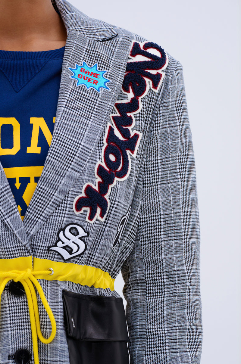 BE ABOUT IT PATCH BLAZER